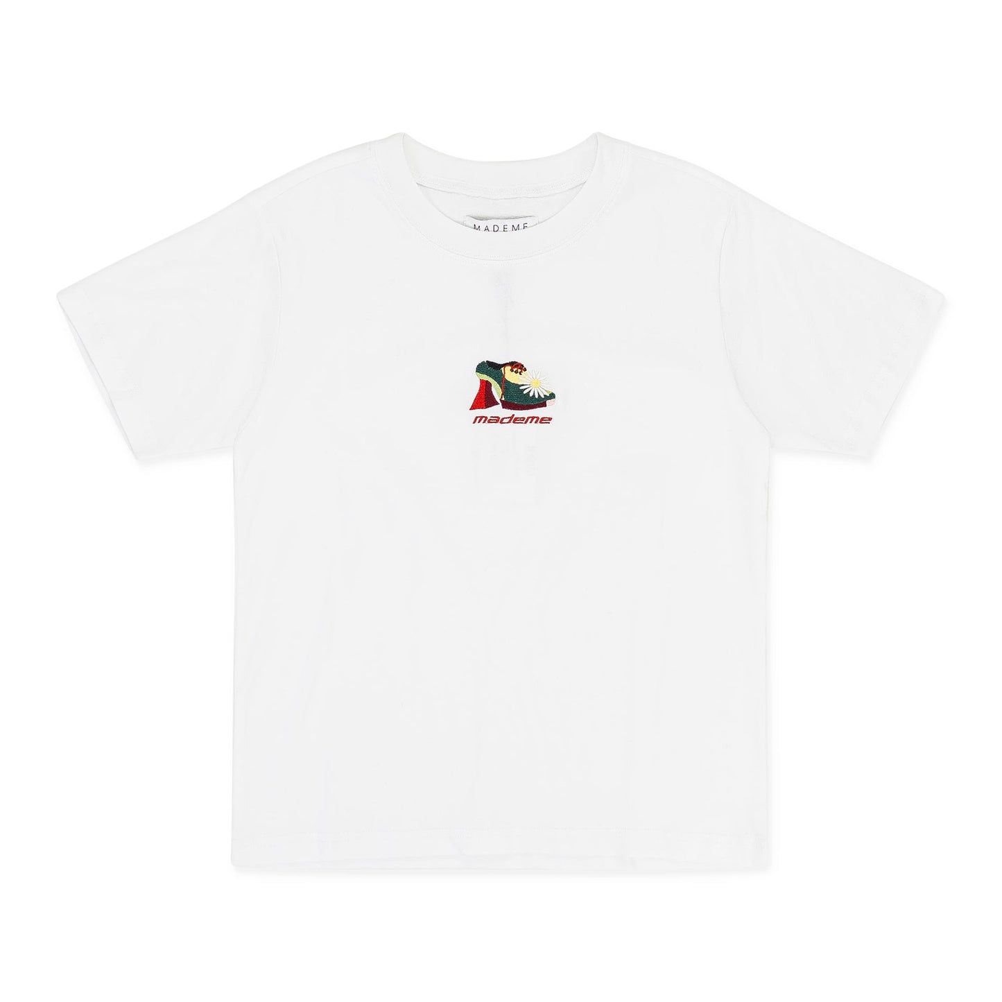 MUNSTER EMBROIDERED WHITE T-SHIRT