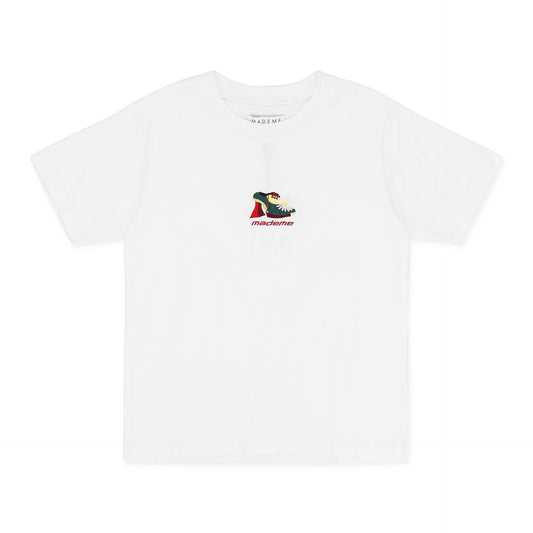MUNSTER EMBROIDERED WHITE T-SHIRT
