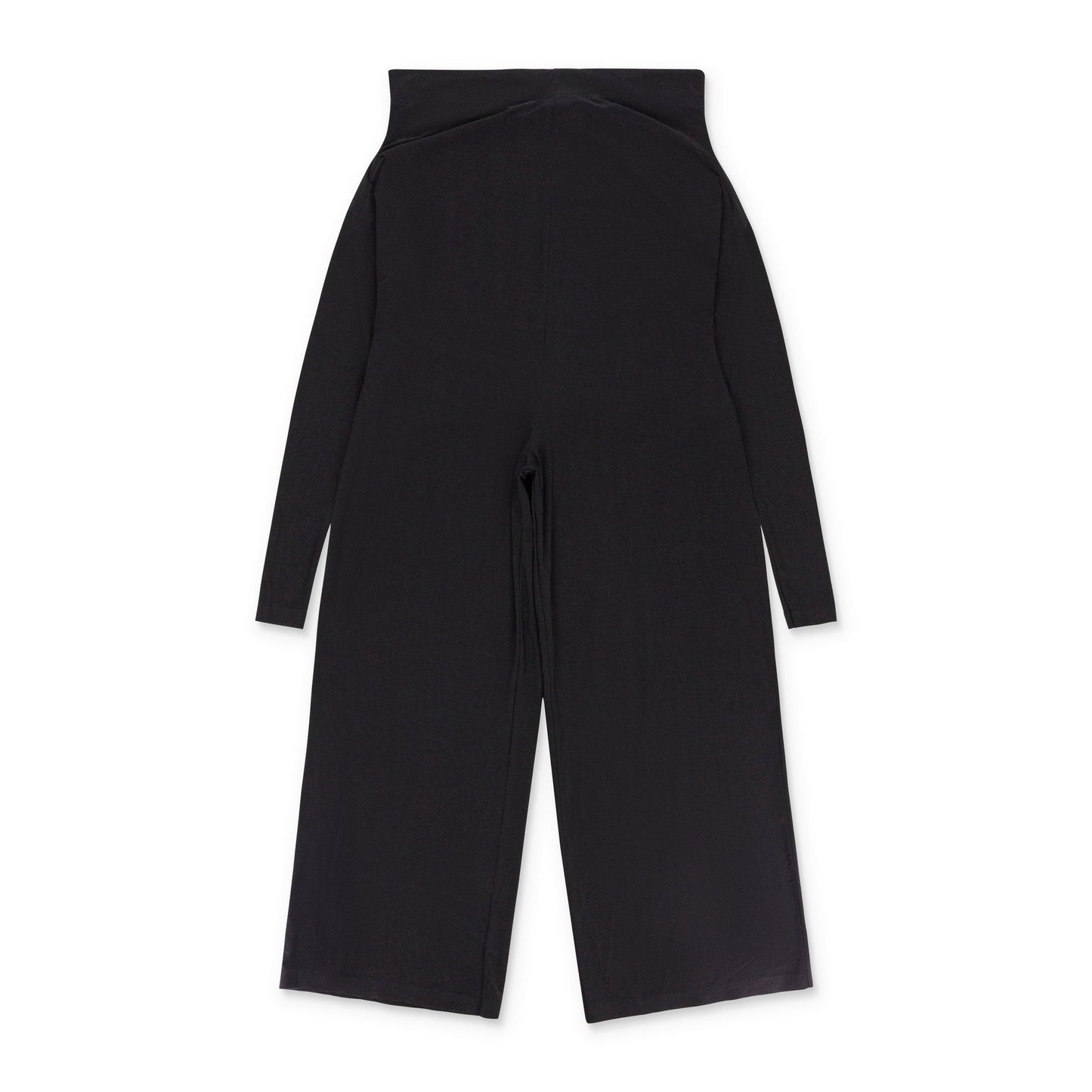 TIE FRONT ALL IN ONE STAPLESS BLACK JUMPSUITS & ROMPERS