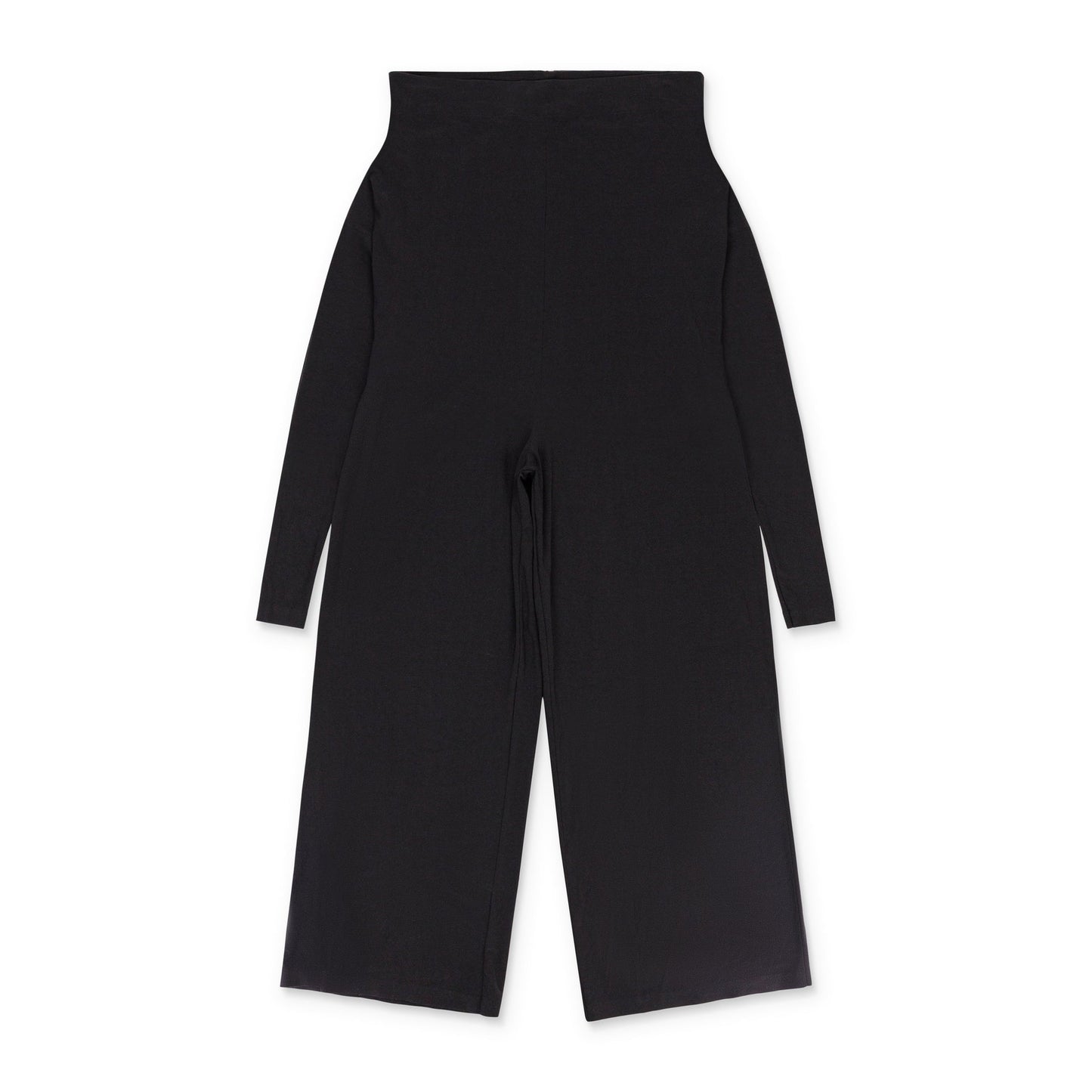 TIE FRONT ALL IN ONE STAPLESS BLACK JUMPSUITS & ROMPERS