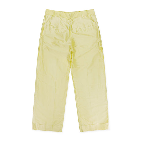 PLEAT YELLOW TROUSER