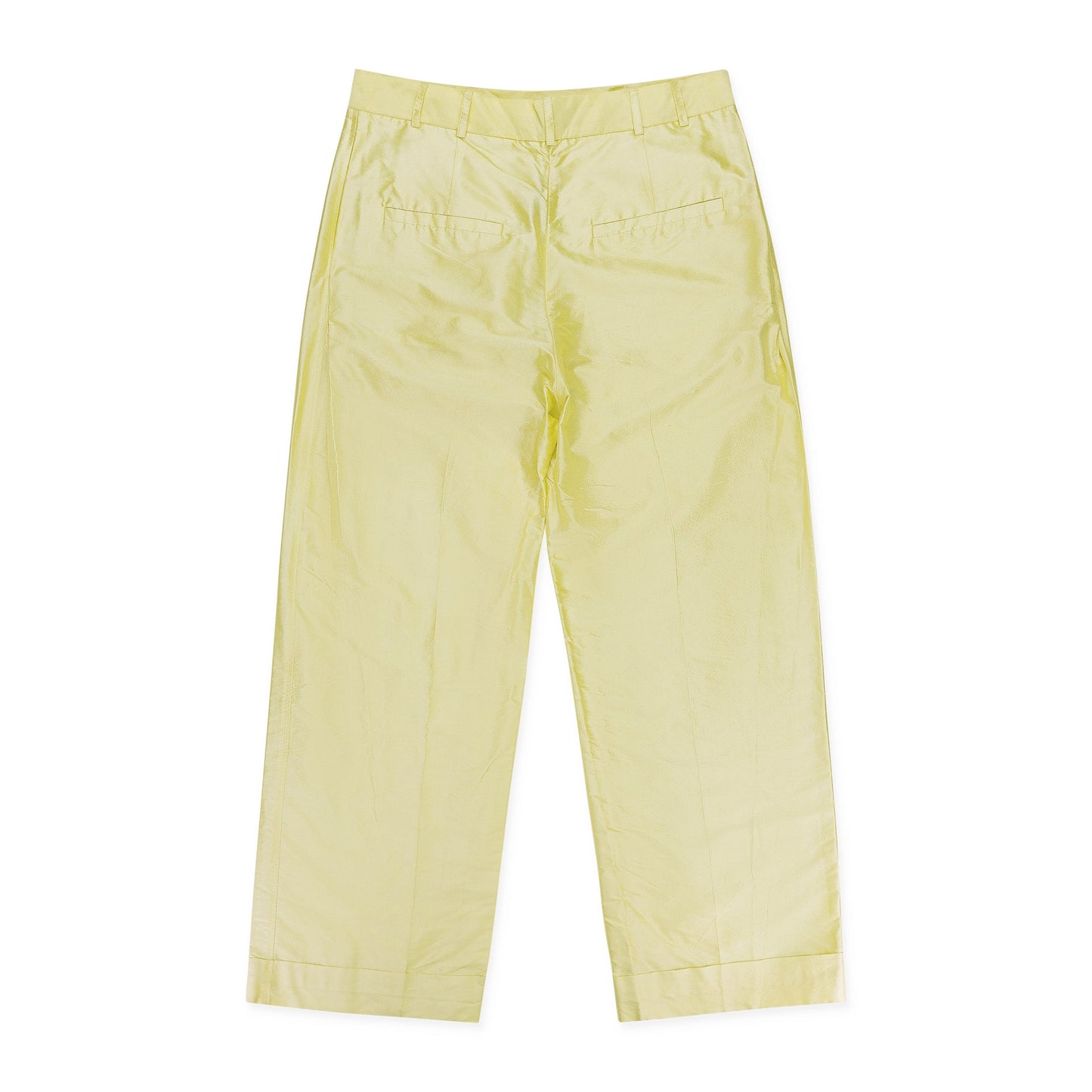 PLEAT YELLOW TROUSER