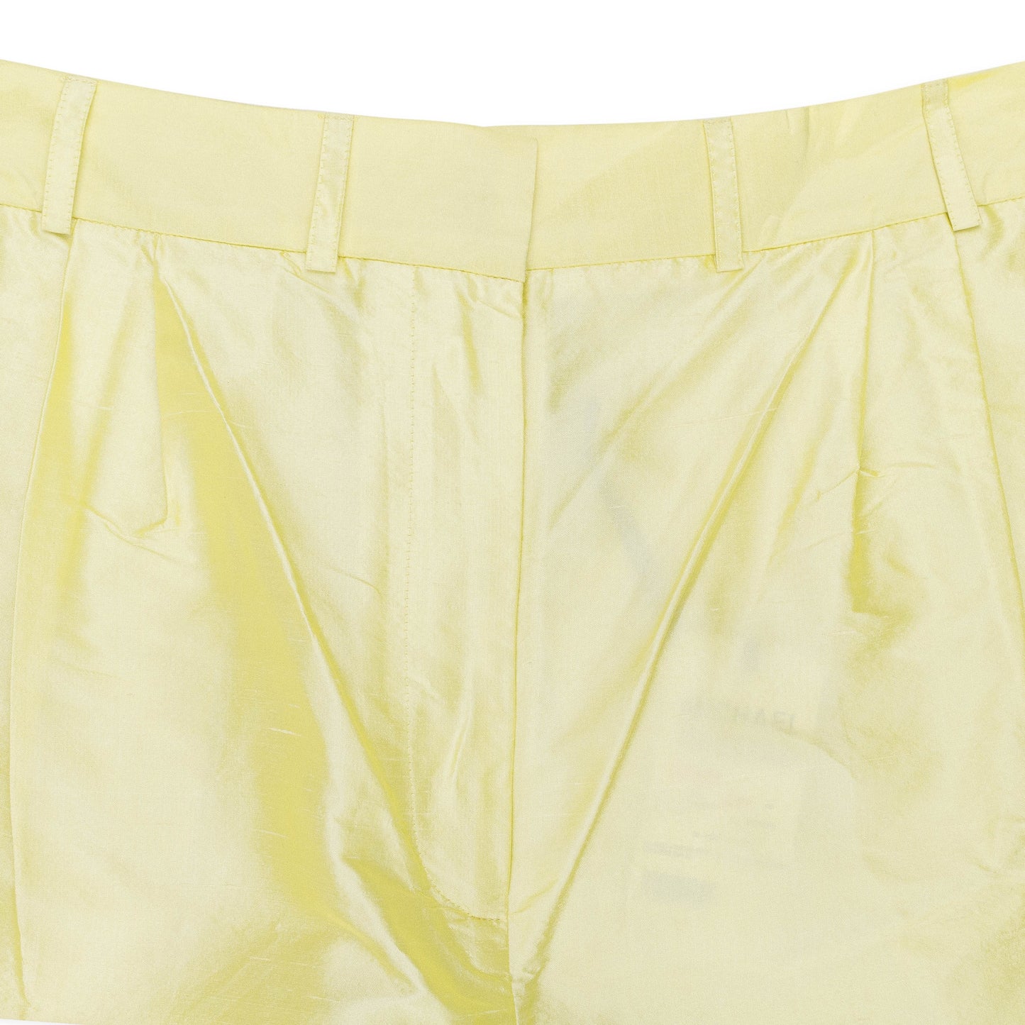 PLEAT YELLOW TROUSER