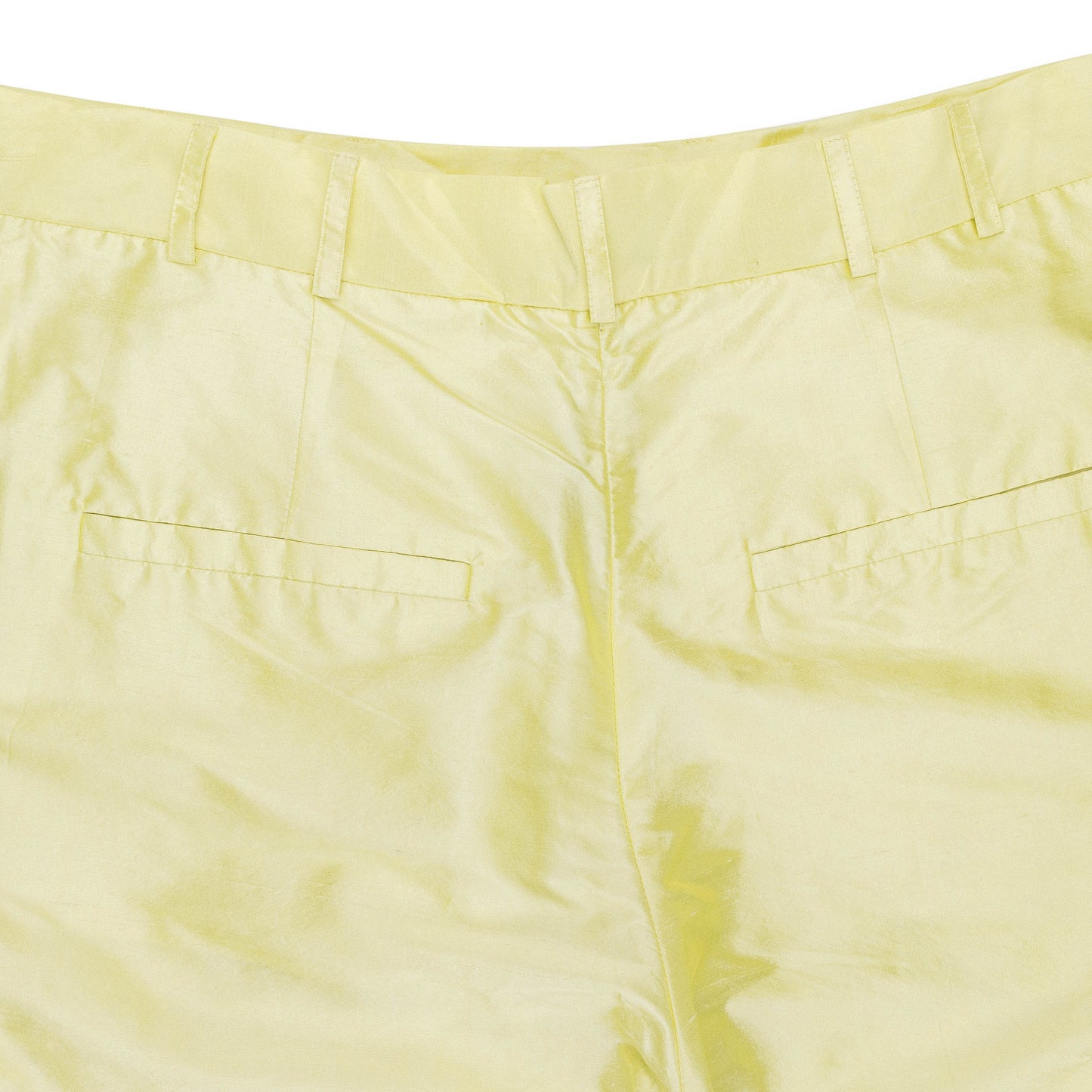 PLEAT YELLOW TROUSER
