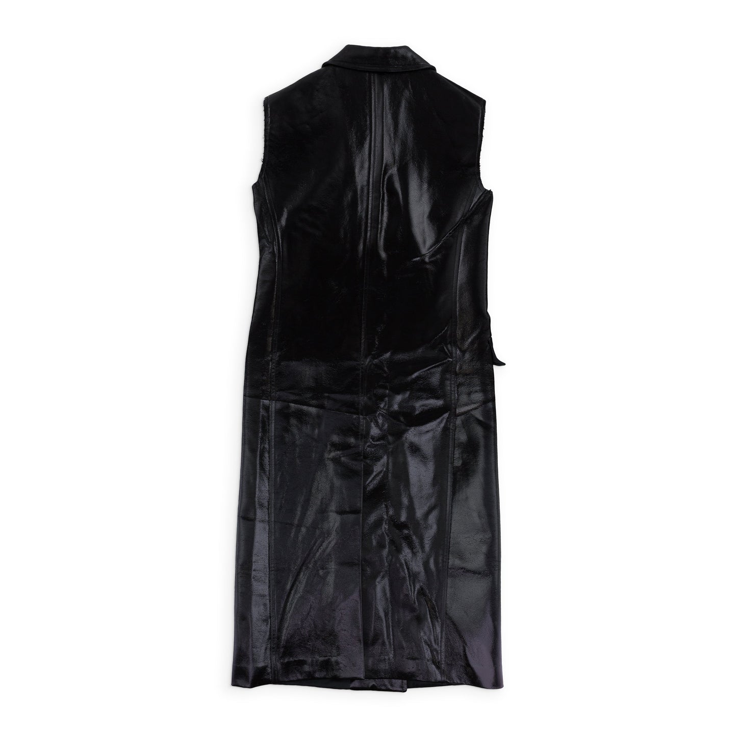 SLEEVELESS BLACK COAT