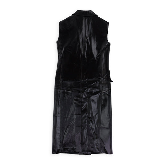 SLEEVELESS BLACK COAT