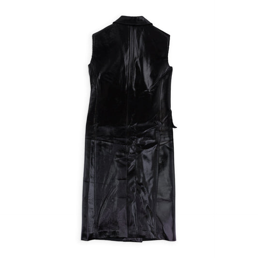 SLEEVELESS BLACK COAT