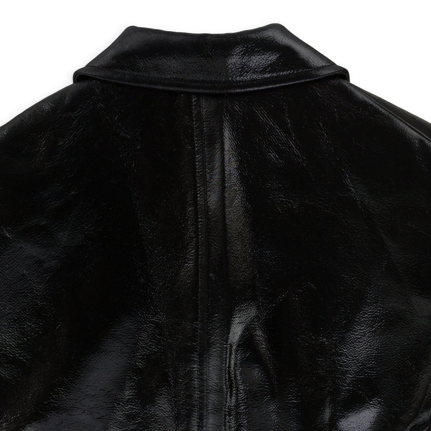 SLEEVELESS BLACK COAT