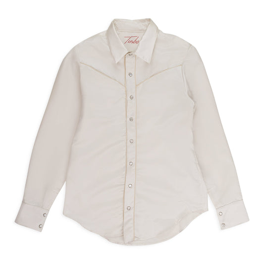 WESTERN WHITE BUTTON-DOWN SHIRT