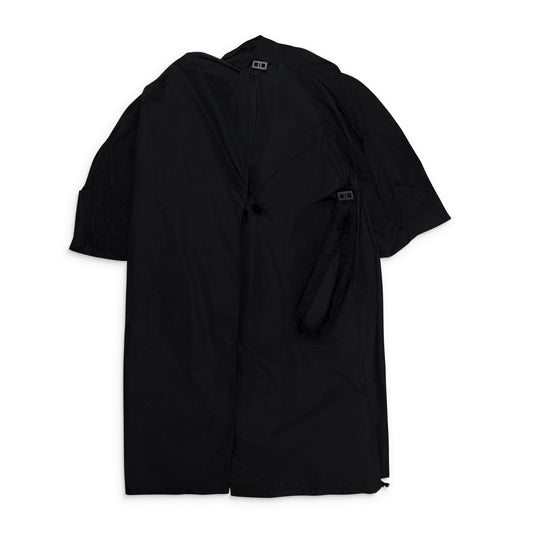 NYLON BLACK RAINCOAT