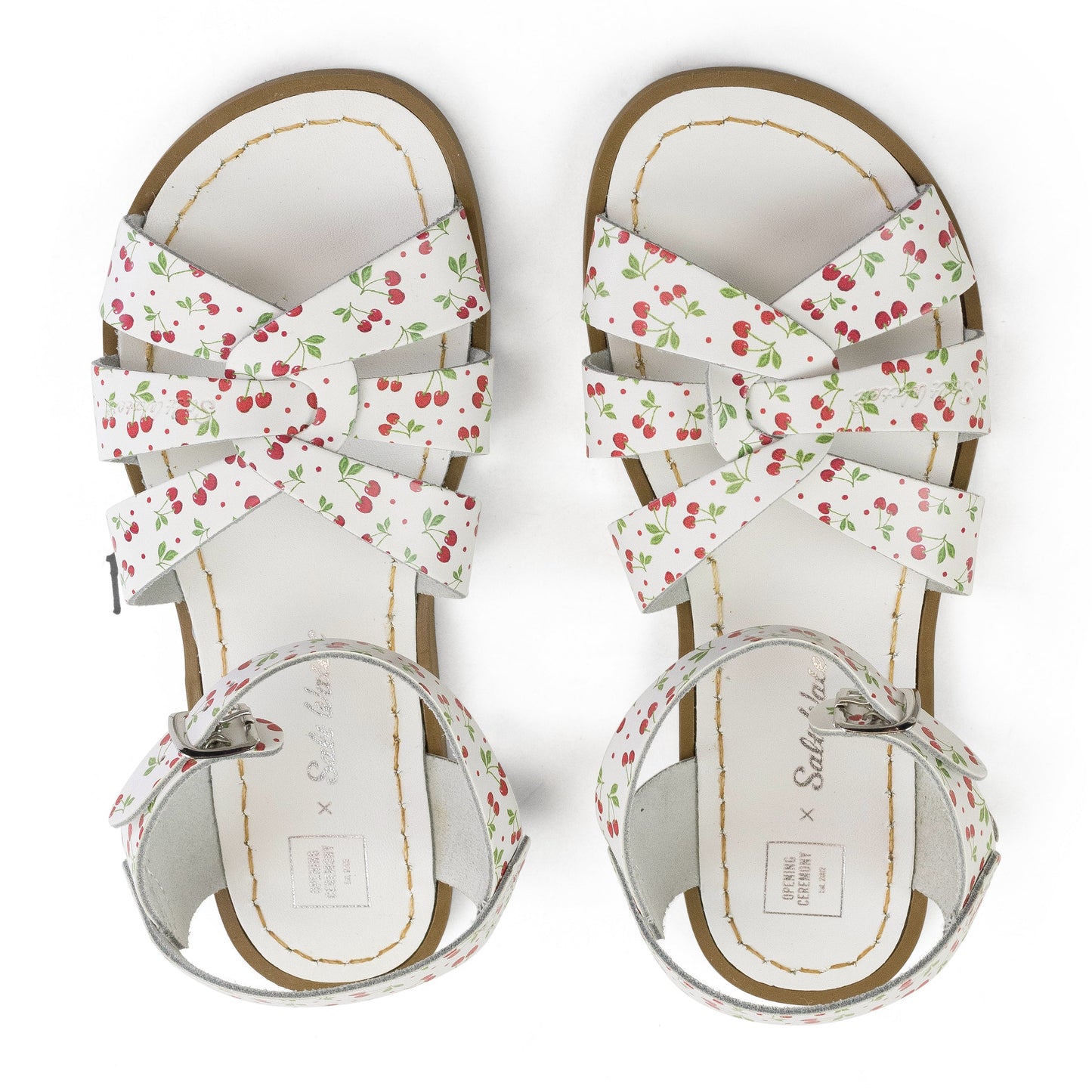 EXCLUSIVE CHERRY ORIGINAL RED/WHITE SANDALS