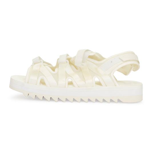 SILICON SANDALE - COLLABORATED WITH SUIC WHITE SANDALS