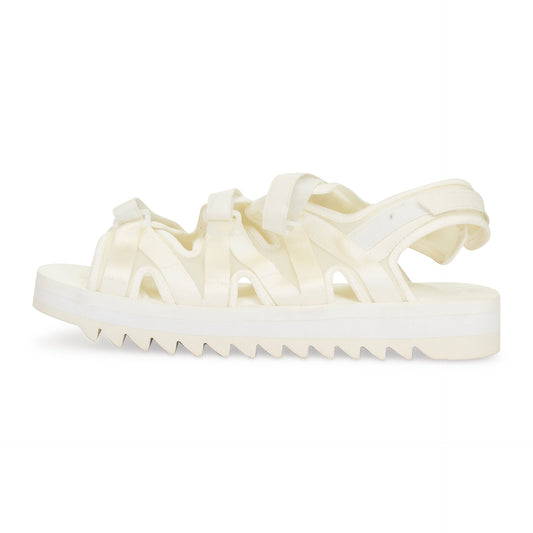 SILICON SANDALE - COLLABORATED WITH SUIC WHITE SANDALS
