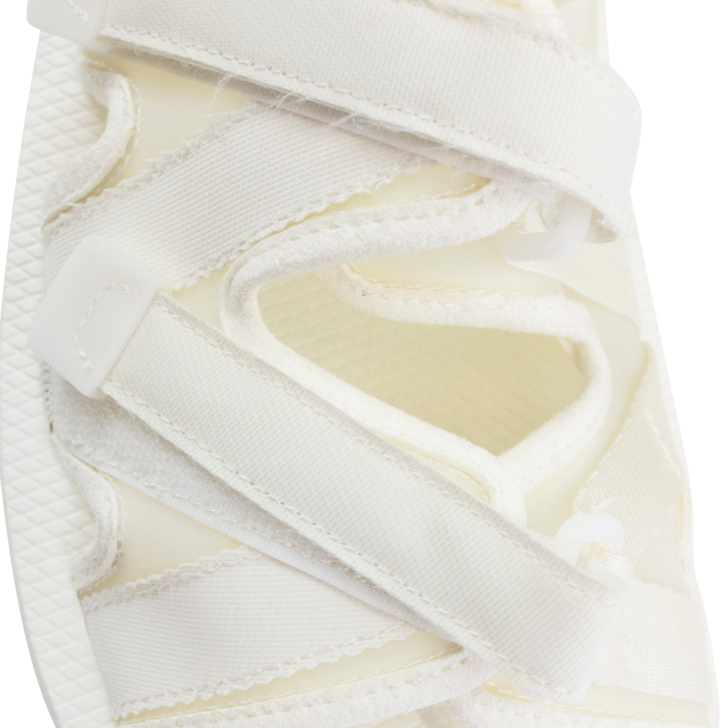 SILICON SANDALE - COLLABORATED WITH SUIC WHITE SANDALS