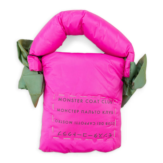 MINI NYLON PINK PUFFER BAG