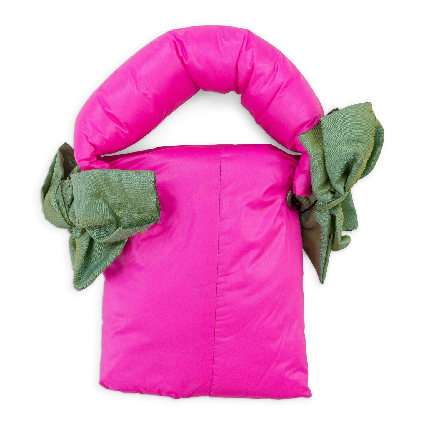 MINI NYLON PINK PUFFER BAG
