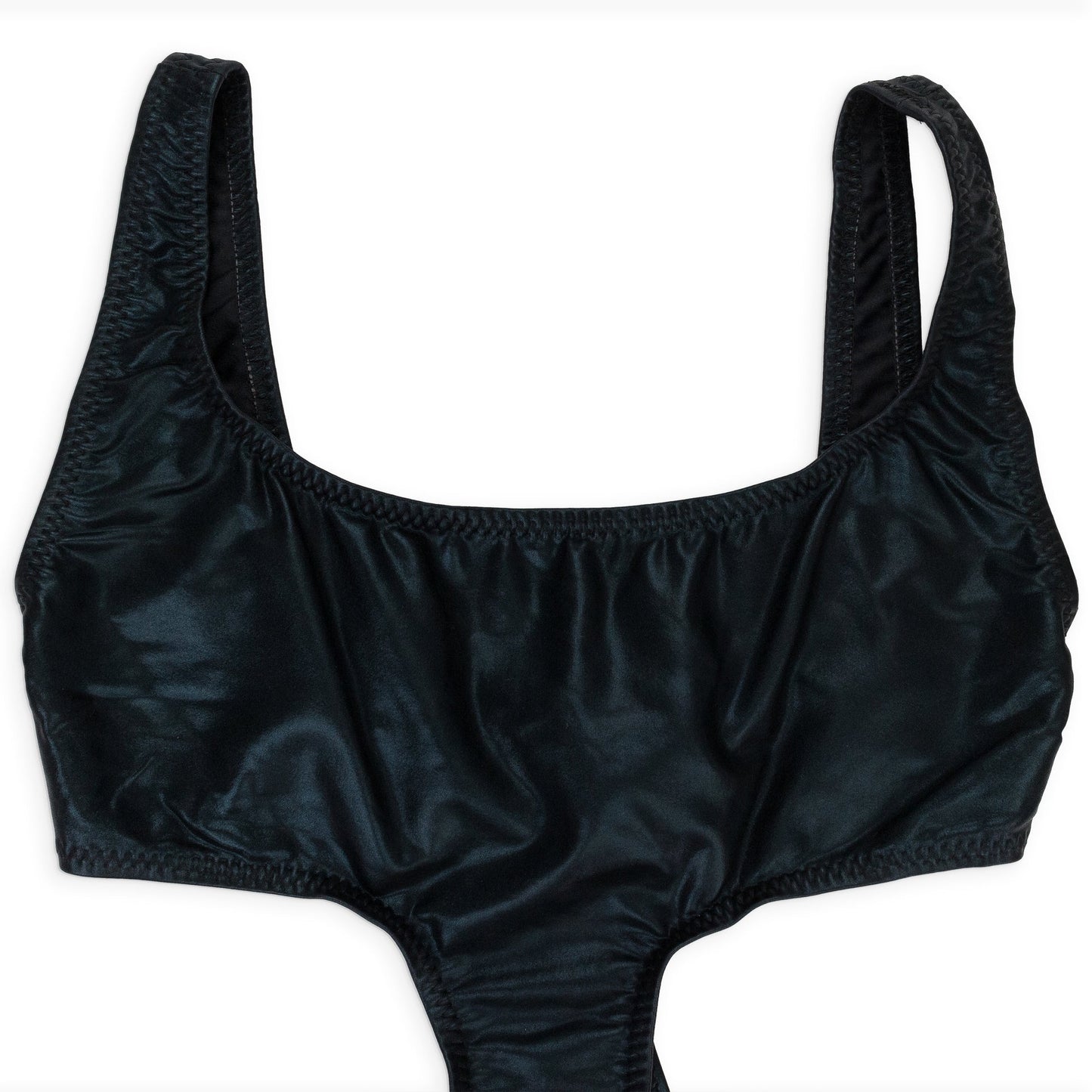 DOUBLE E MIO BLACK ONE-PIECE SWIMSUIT