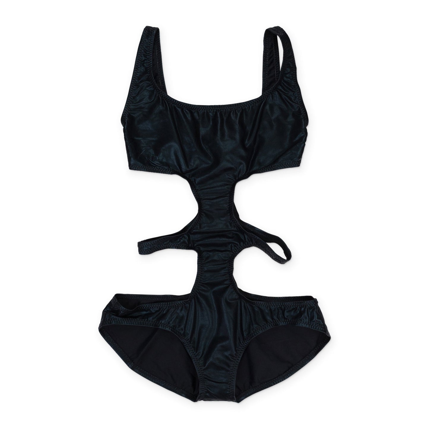 DOUBLE E MIO BLACK ONE-PIECE SWIMSUIT