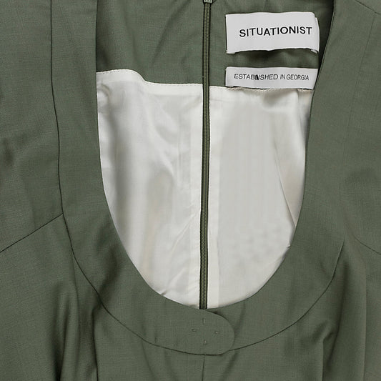 SHORT GREEN DRESS