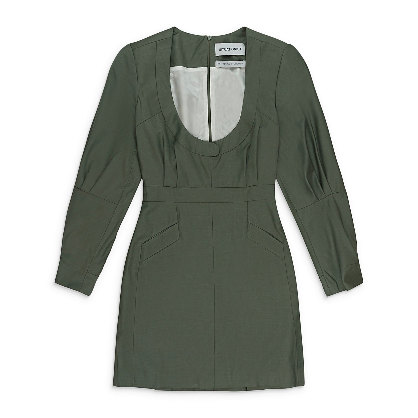 SHORT GREEN DRESS