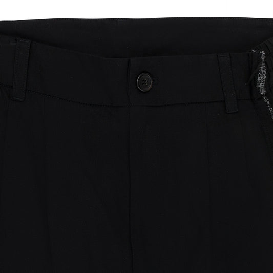 SLICED TAILORED BLACK TROUSER