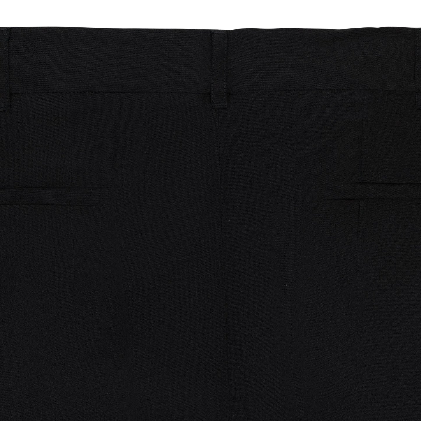 SLICED TAILORED BLACK TROUSER