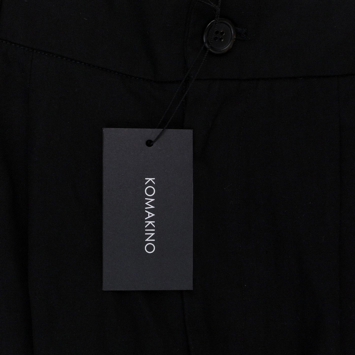 SLICED TAILORED BLACK TROUSER