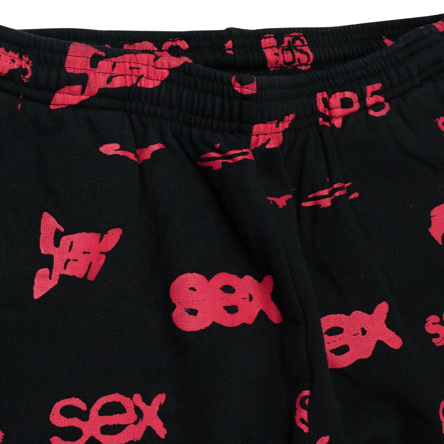 ALL OVER PRINT BLACK, RED JOGGER & SWEATPANTS