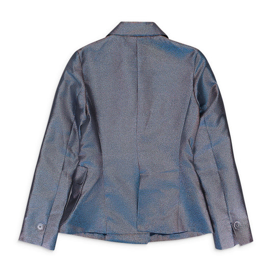 DOUBLE BREASTED BLUE BLAZER