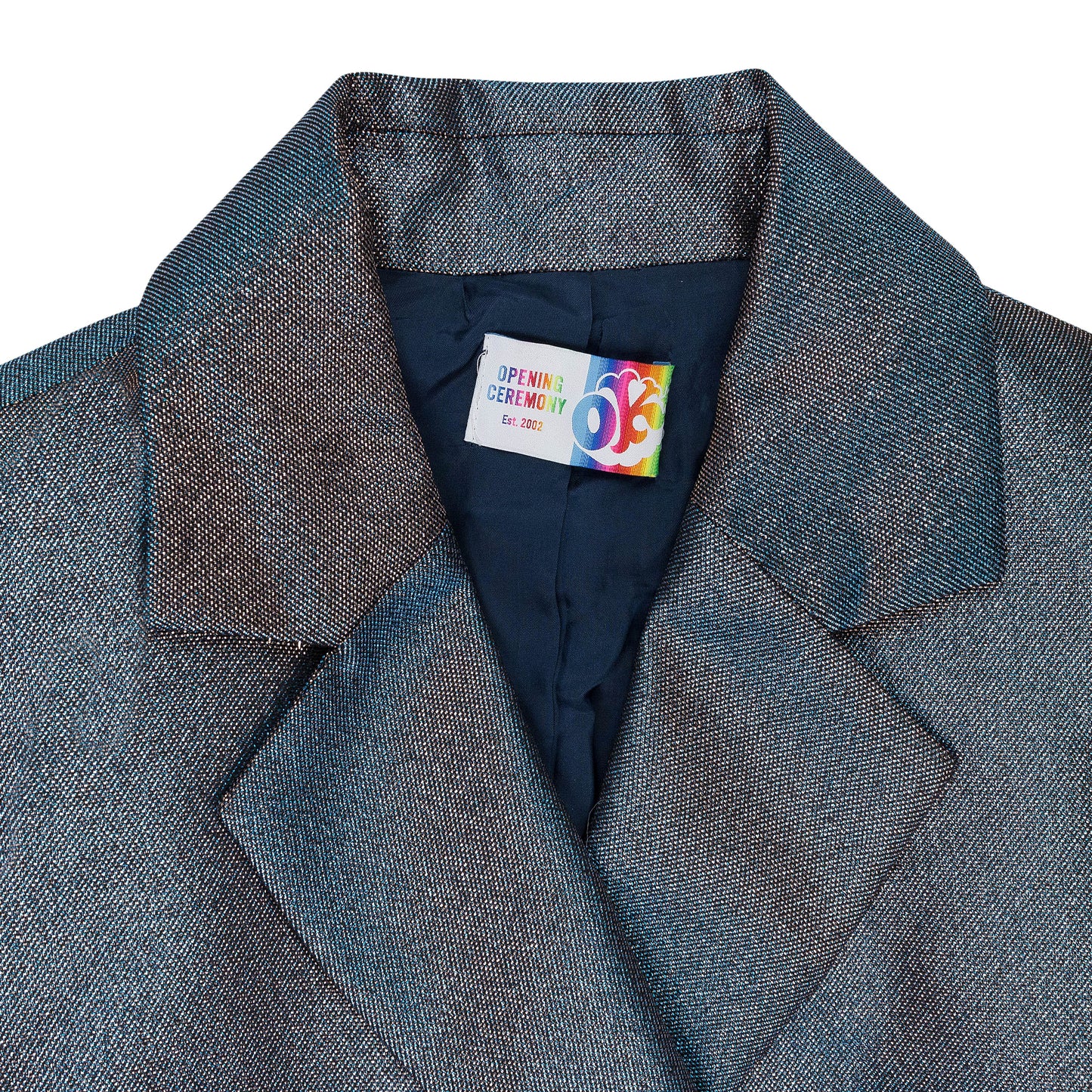 DOUBLE BREASTED BLUE BLAZER