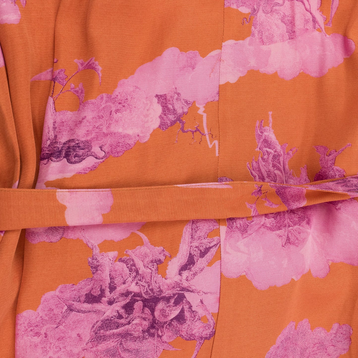 FALLEN ANGEL ORANGE/PURPLE DAY DRESS