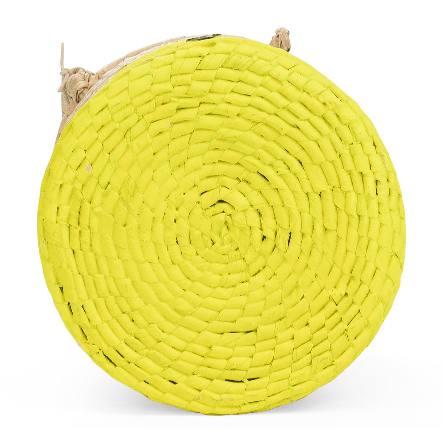 EXCLUSIVE NEON BUCKET YELLOW SHOULDER BAG