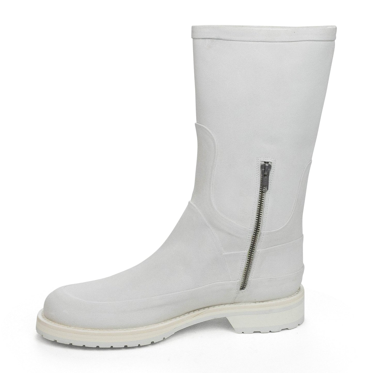 BIANCO WHITE ANKLE BOOTS