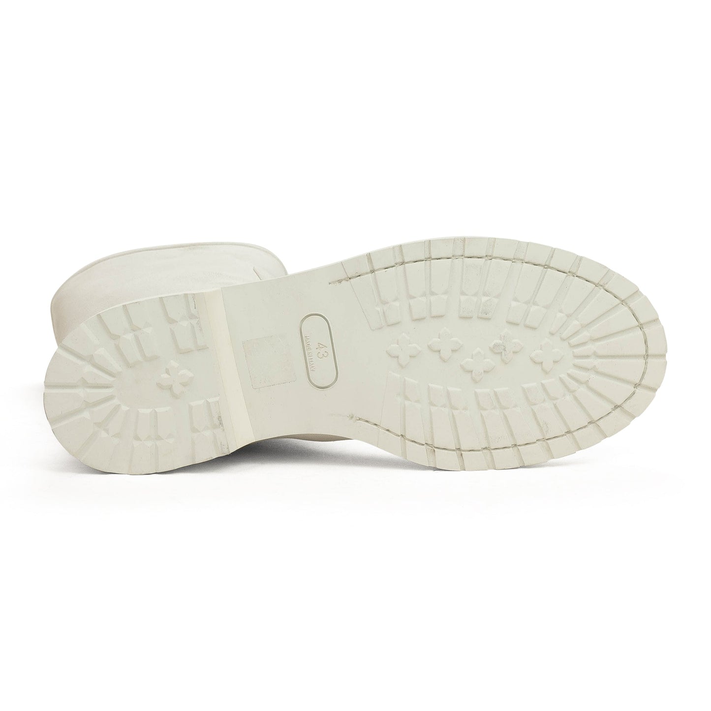 BIANCO WHITE ANKLE BOOTS