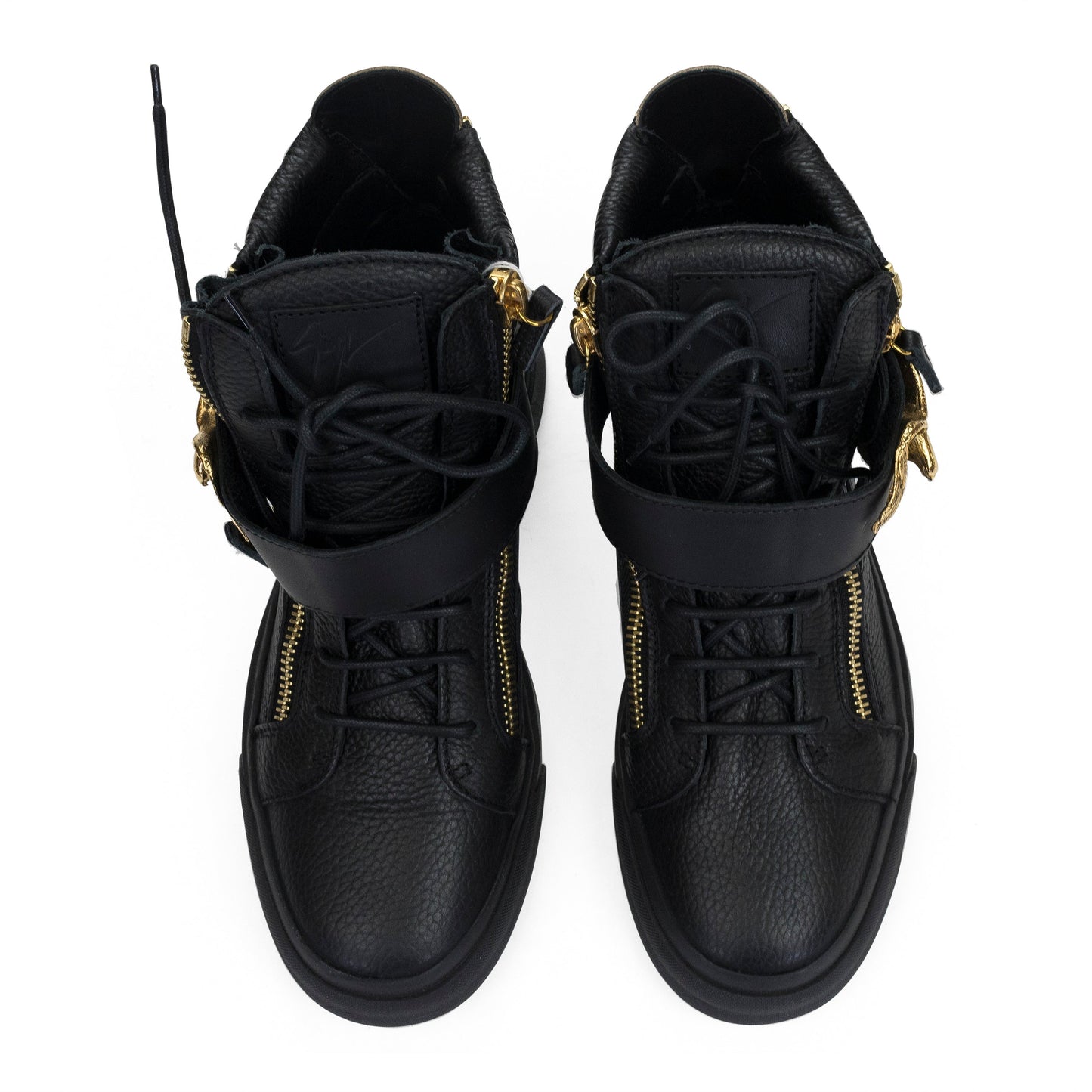 LONDON LINDOS VAGUE HI-TOP BLACK SNEAKERS