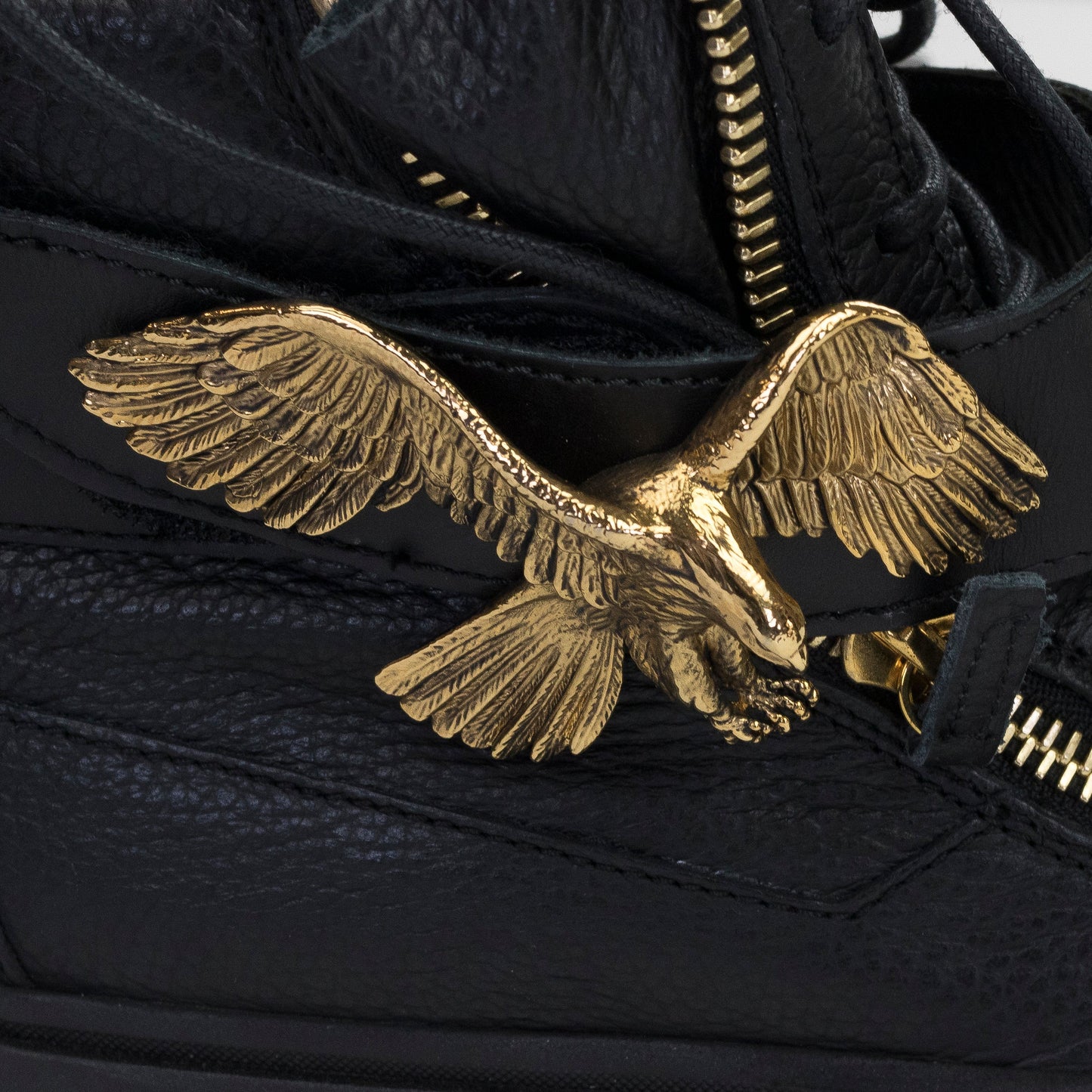 LONDON LINDOS VAGUE HI-TOP BLACK SNEAKERS