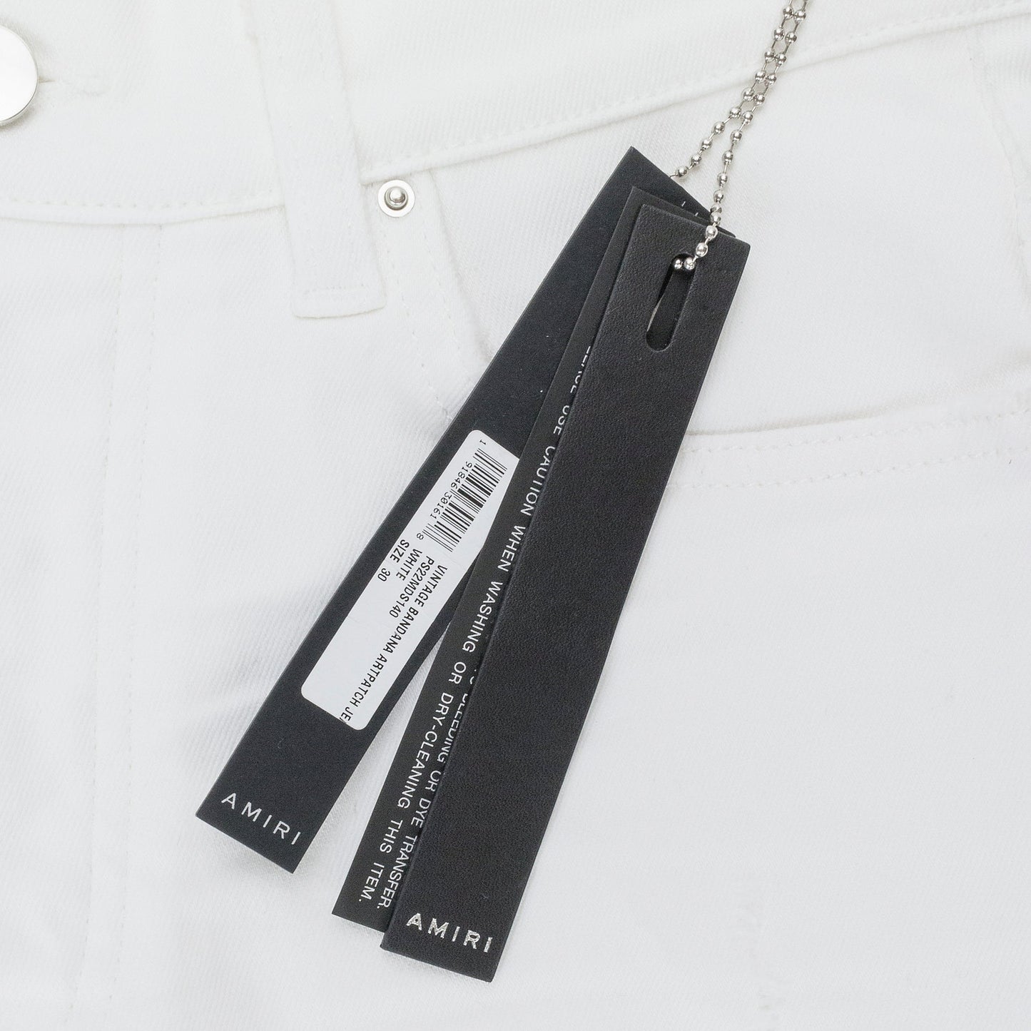 BANDANA ARTPATCH WHITE JEANS