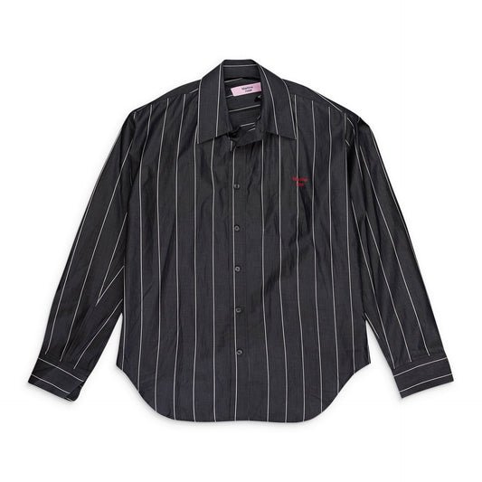 WOVEN PULLED NECK SHIRT