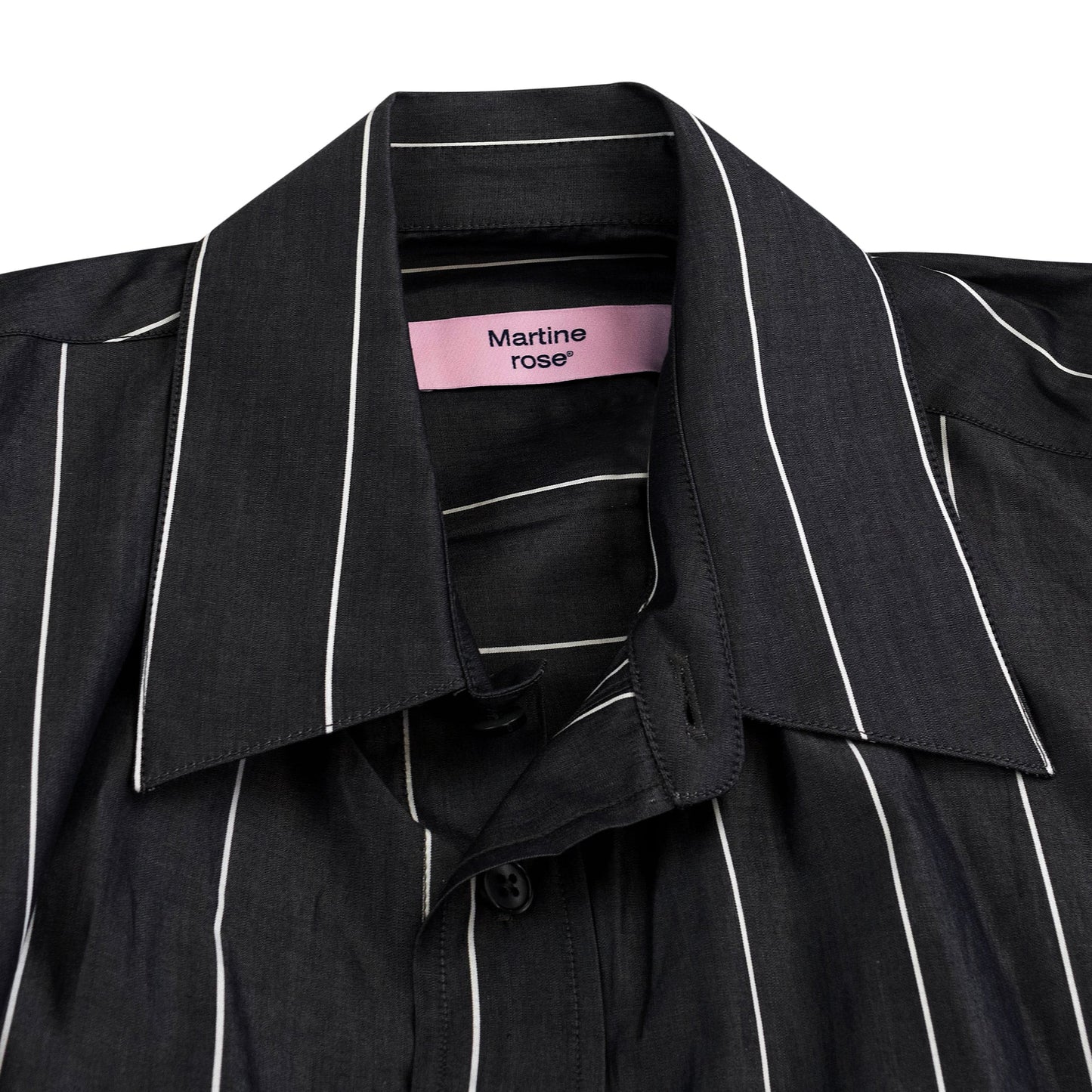WOVEN PULLED NECK SHIRT