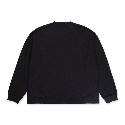 OVERSIZED LS TEE BLACK T-SHIRT