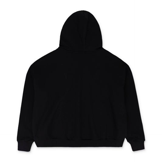 MULTI TAG BLACK HOODIE