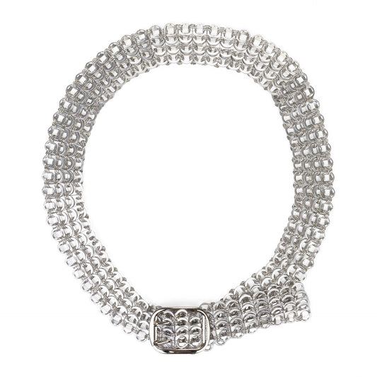 BOTTLE TAB SILVER BELT