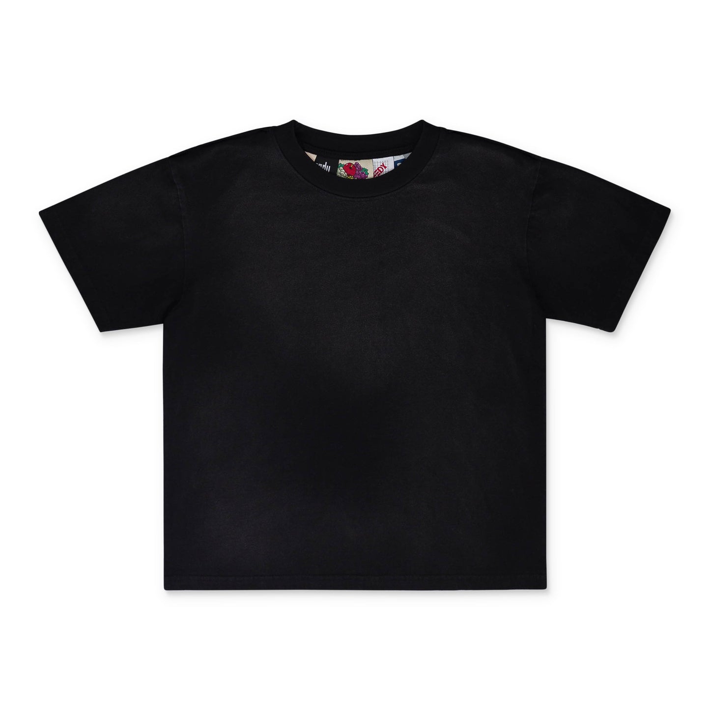 MULTI TAG BLACK T-SHIRT