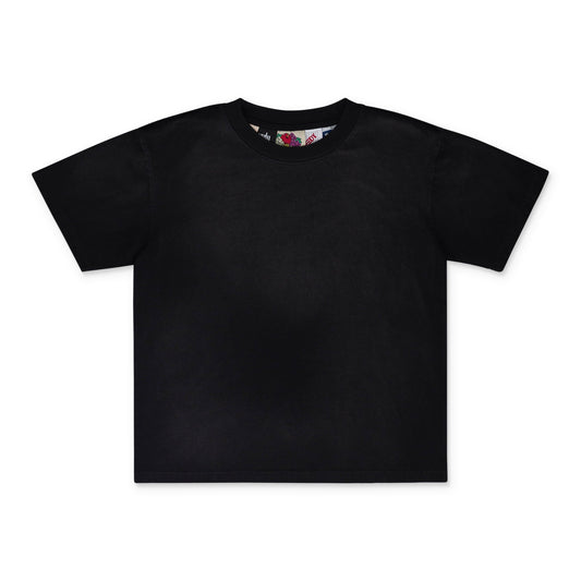 MULTI TAG BLACK T-SHIRT