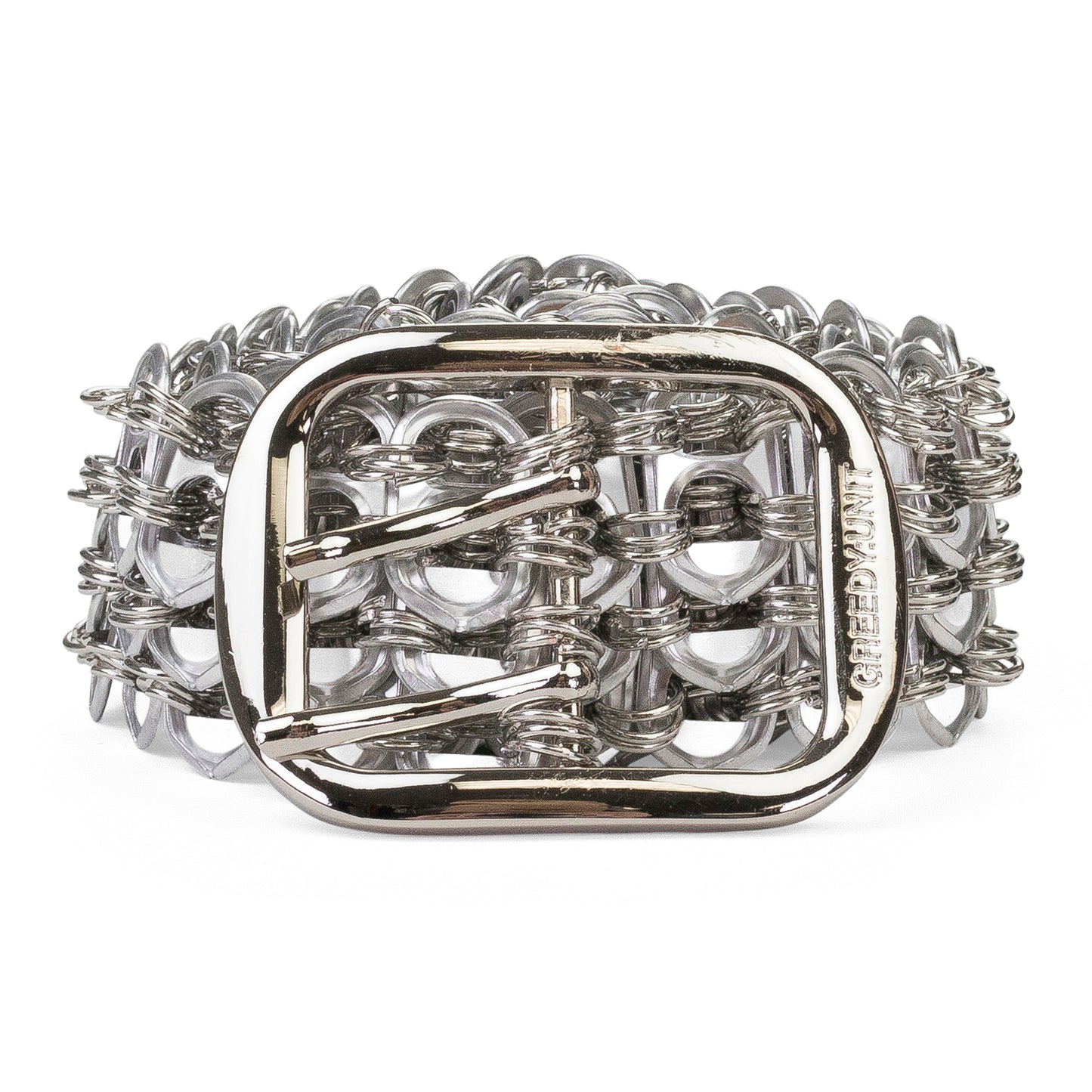 BOTTLE TAB SILVER BELT