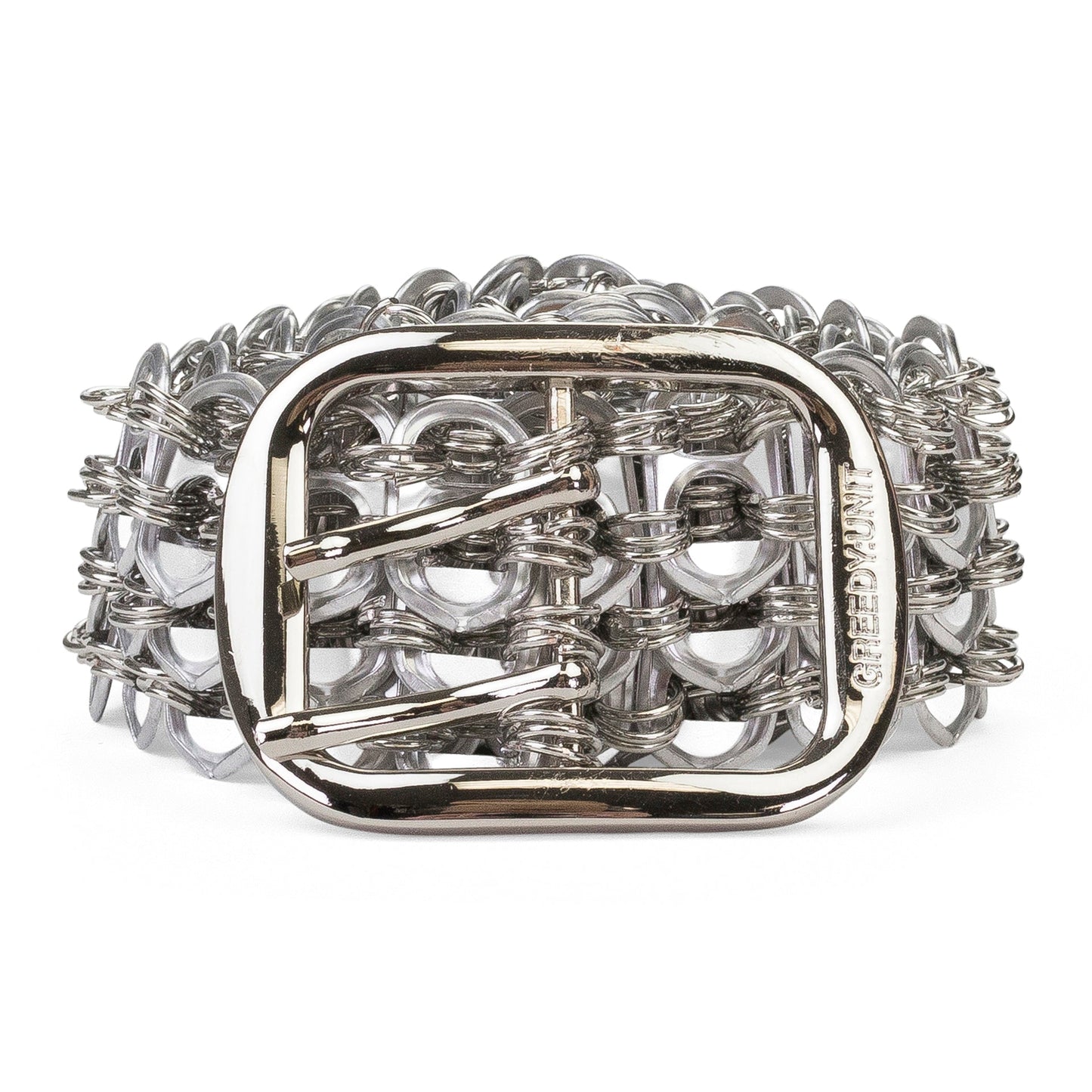 BOTTLE TAB SILVER BELT