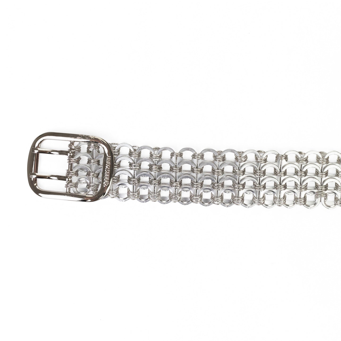 BOTTLE TAB SILVER BELT