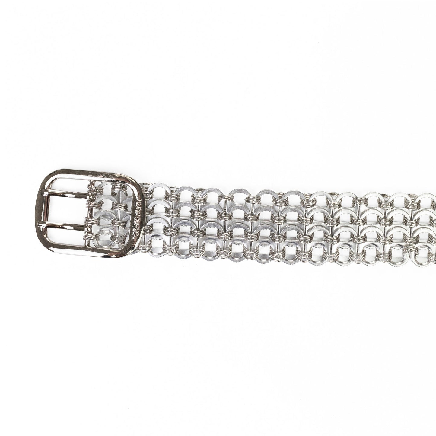 BOTTLE TAB SILVER BELT