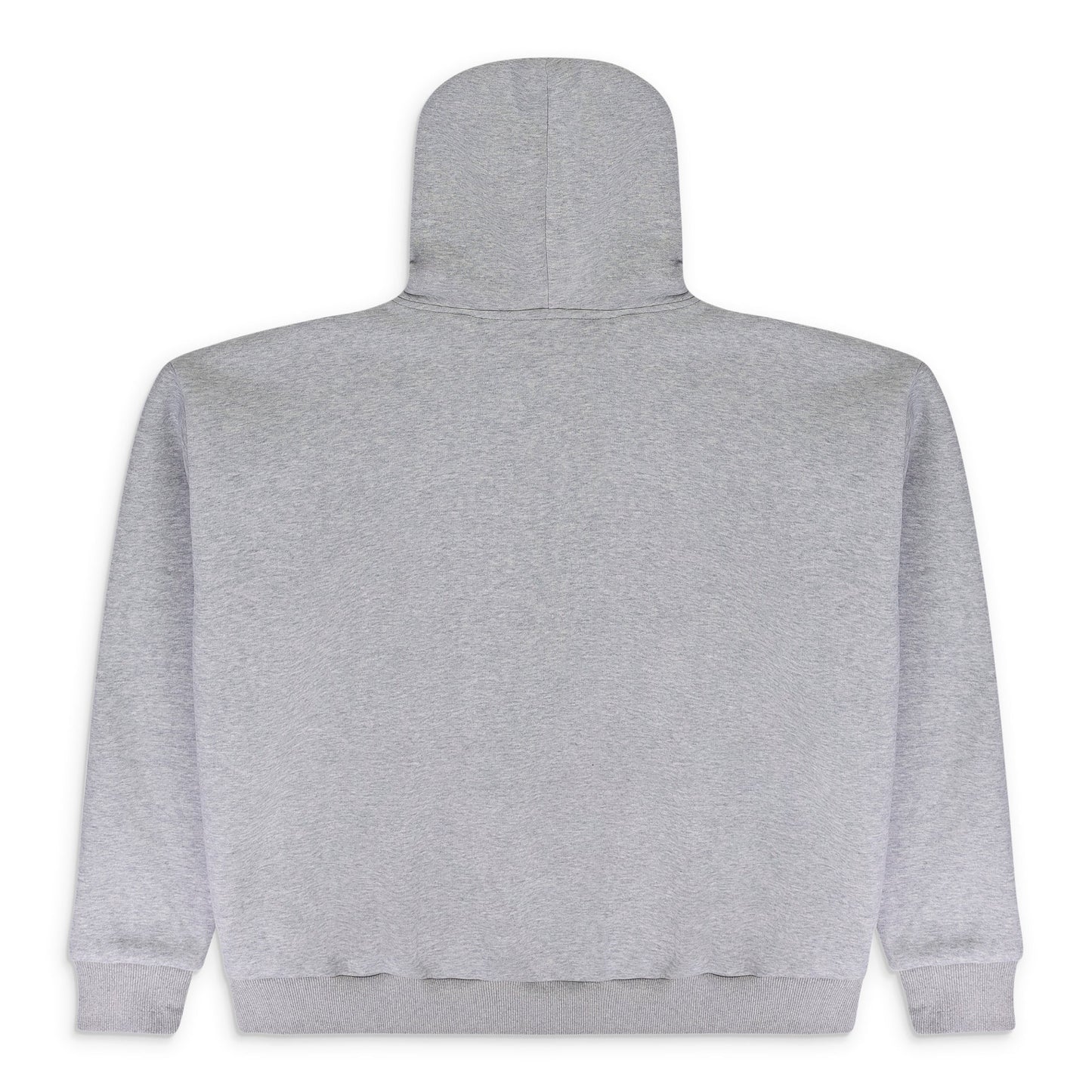 MULTI TAG ZIP GREY HOODIE