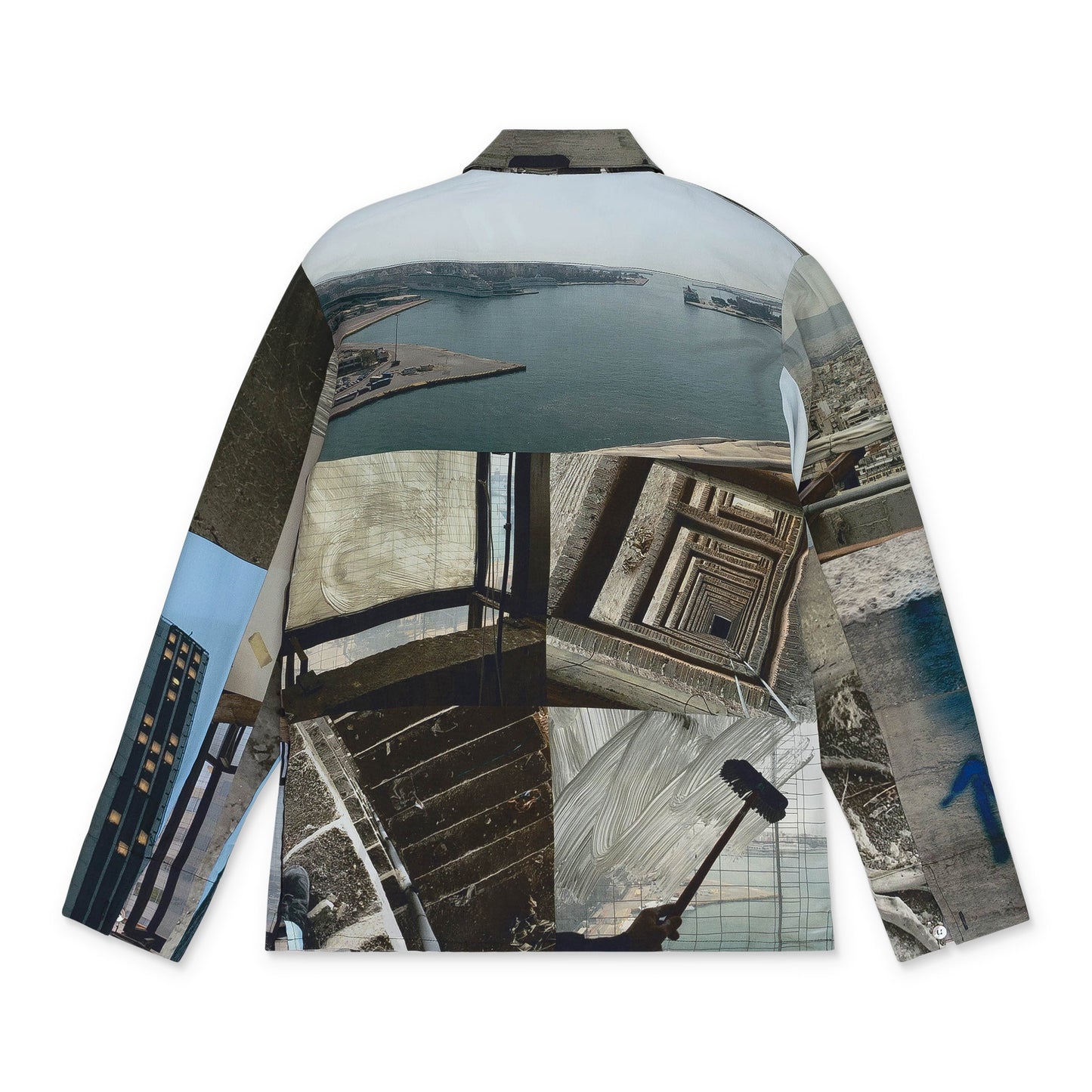 PIRAEUS TOWER BEIGE/GREY BLOUSE